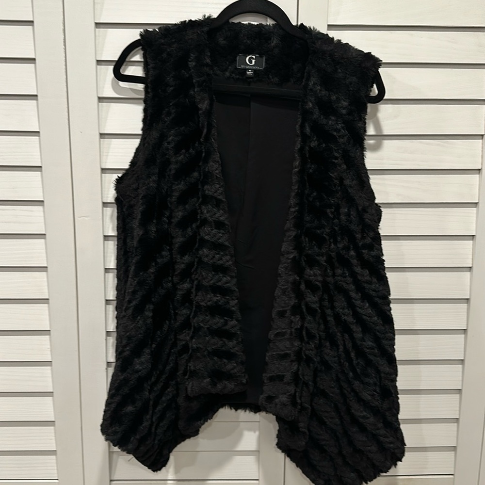 Faux fur vest